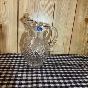 Elegant Clear Glass Pitcher